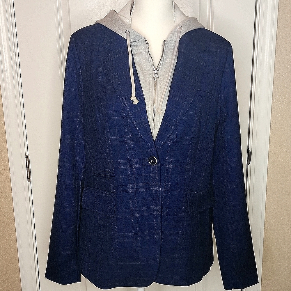 Romeo and Juliet Couture Hooded Blazer/Jacket, Large, NWT